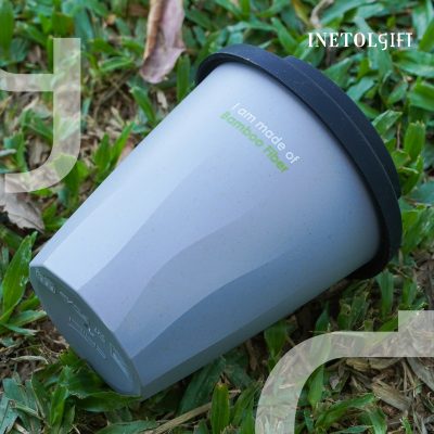 Wave Drinking Cup In Bamboo Fiber - Drinkware & Tumblers corporate gift by Inetolgift