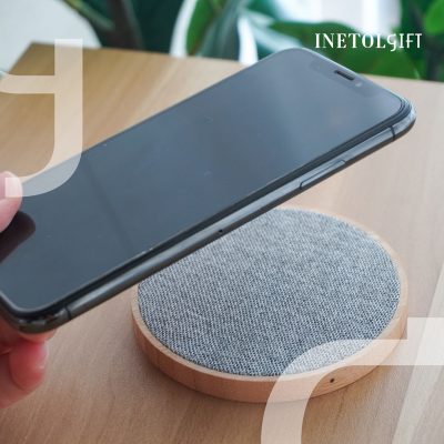 Bamboo Wireless Charge Lite - Tech & Charging Gifts corporate gift by Inetolgift