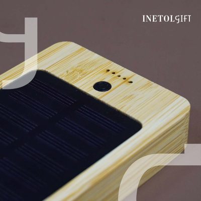 Solarzen Wireless Powerbank Solar Charge - Tech & Charging Gifts corporate gift by Inetolgift